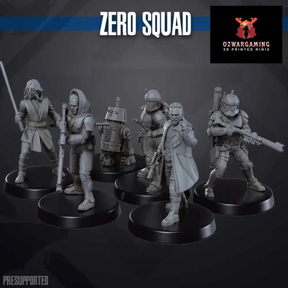 Space Wars: Zero Squad | Skullforge Studios 32mm Wargaming Miniatures Role Playing Miniatures