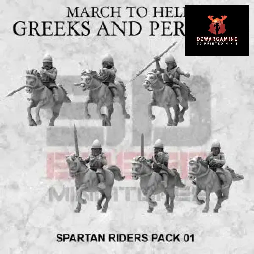 Spartan Cavalry | 3DBreed 15mm Wargaming Miniatures Role Playing Miniatures