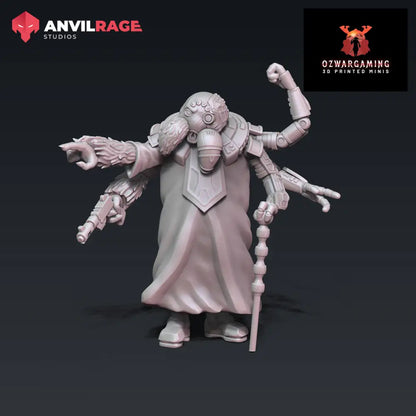 Spider Admiral | Anvilrage Galactic SciFi Miniatures 32mm 1/47 Legion Scale Role Playing Miniatures