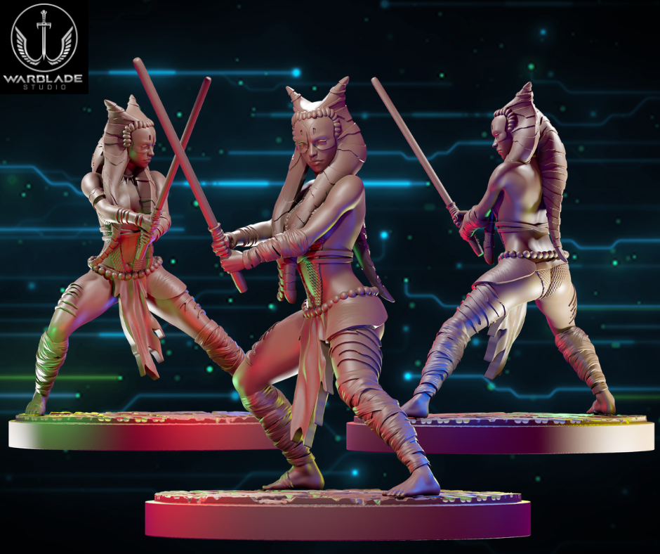 Shatter Scale Shaak Ti | Warblade Studios 40mm Miniatures Role Playing Miniatures