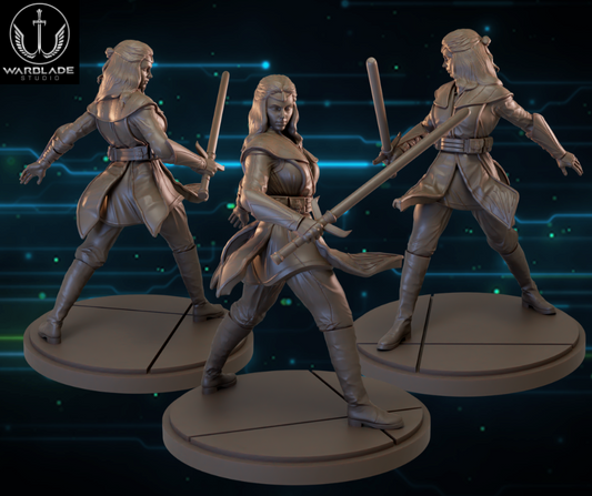 Shatter Scale Avar Kriss | Warblade Studios 40mm Miniatures Role Playing Miniatures