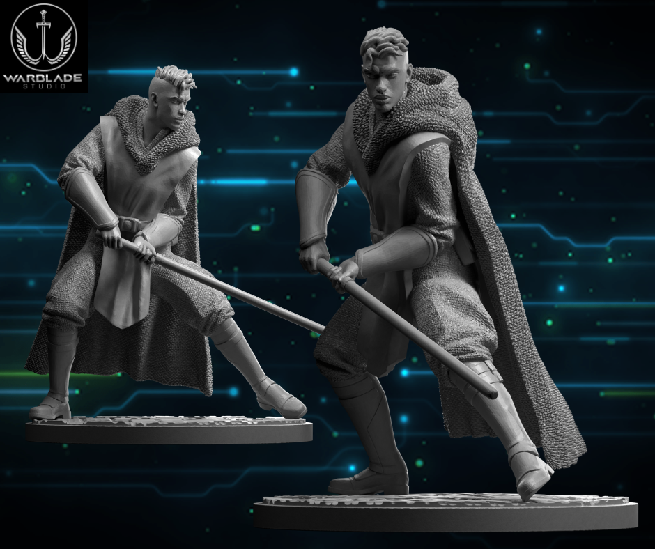 Shatter Scale Yord Fandar | Warblade Studios 40mm Miniatures Role Playing Miniatures