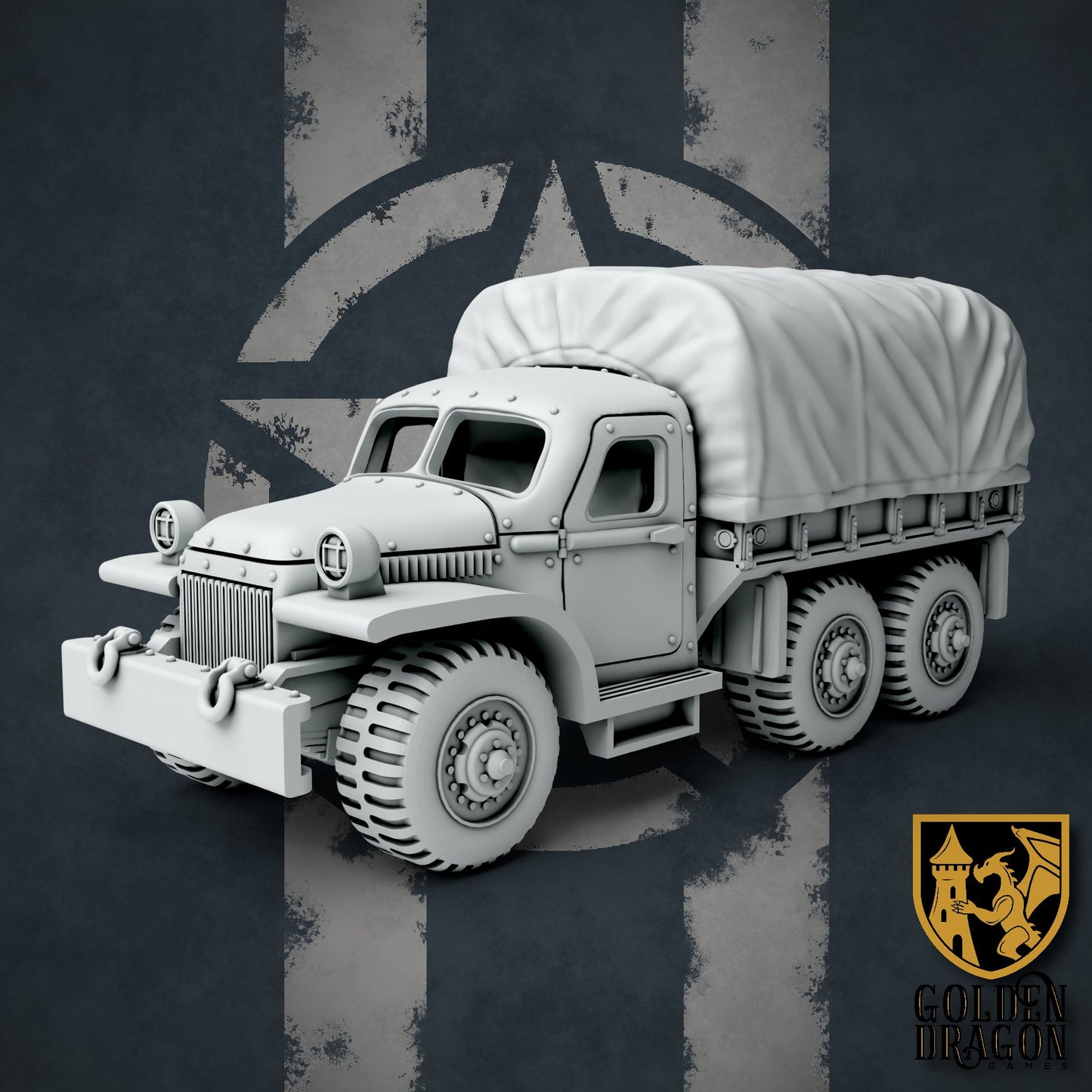 United States of America M56 Supply Truck | Golden Dragon Games Weird WW2 Role Playing Miniatures