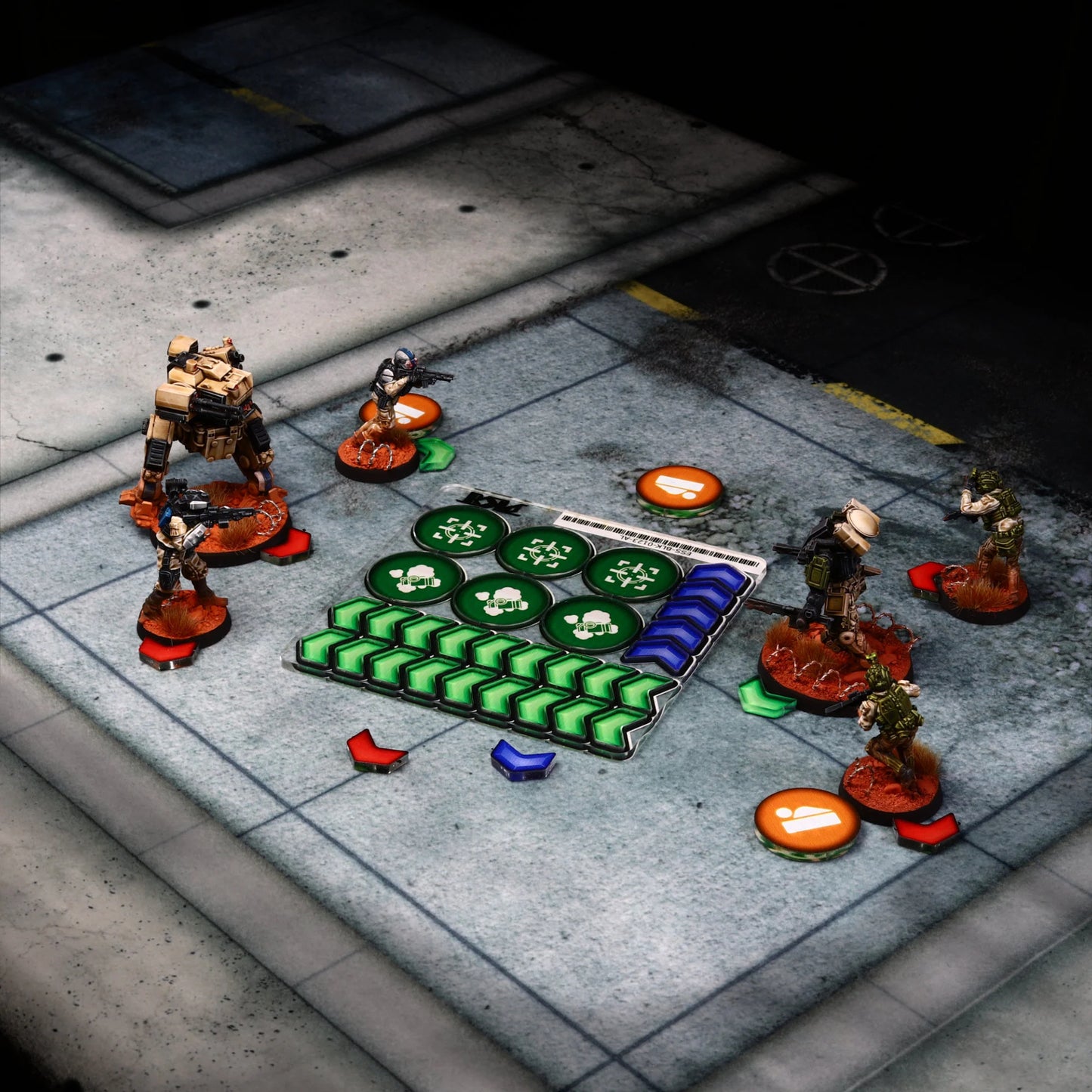Starter Set Token Sheet (Acrylic) - Blkout