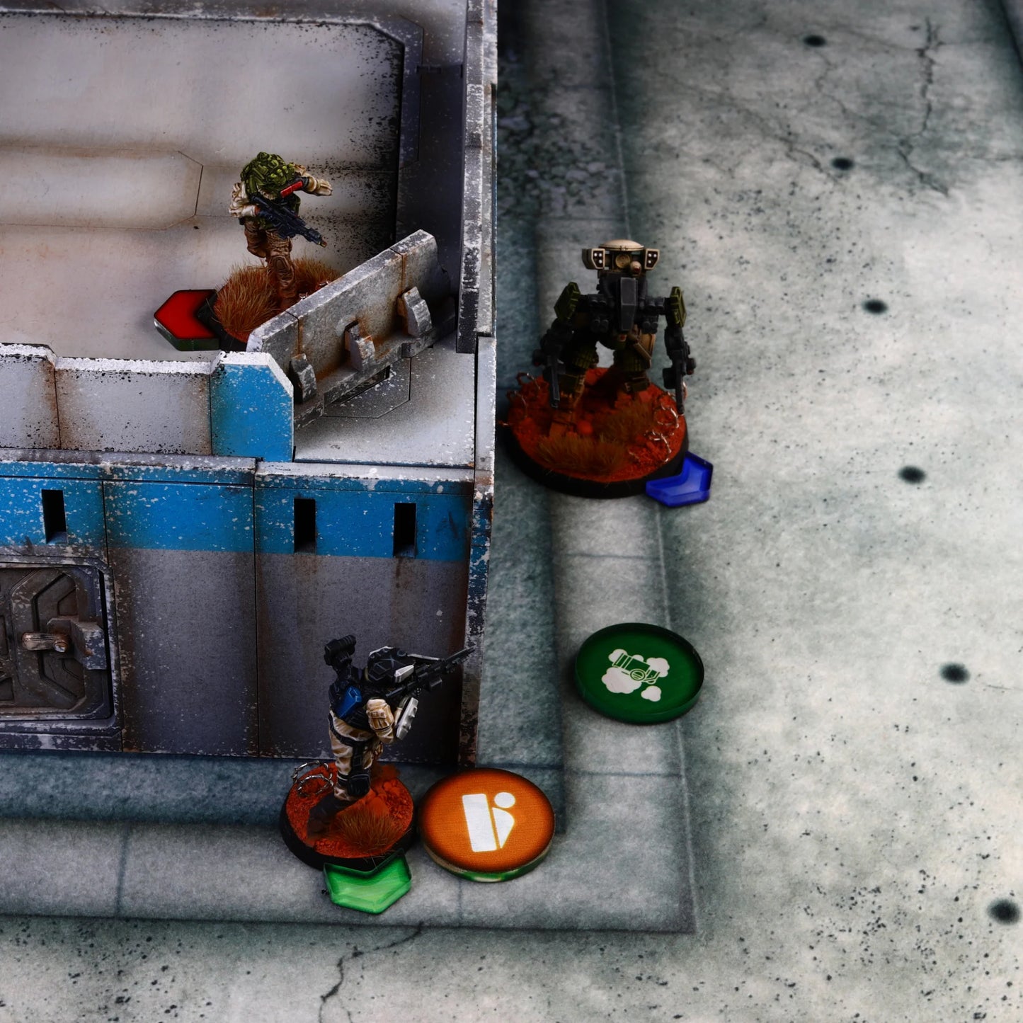 Starter Set Token Sheet (Acrylic) - Blkout