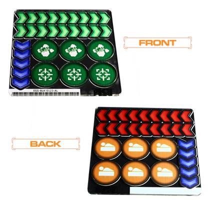 Starter Set Token Sheet (Acrylic) - Blkout