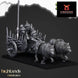 Steppe Goblins Chariot | Highlands Miniatures 28/32mm Fantasy Wargaming Miniatures Role Playing Miniatures