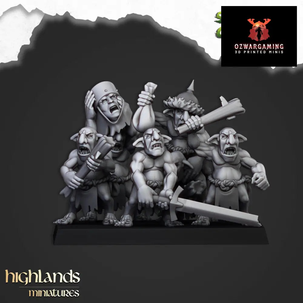 Steppe Goblors | Highlands Miniatures 28/32mm Fantasy Wargaming Miniatures Role Playing Miniatures