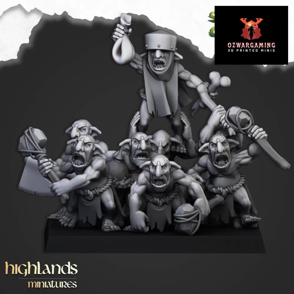 Steppe Goblors | Highlands Miniatures 28/32mm Fantasy Wargaming Miniatures Role Playing Miniatures