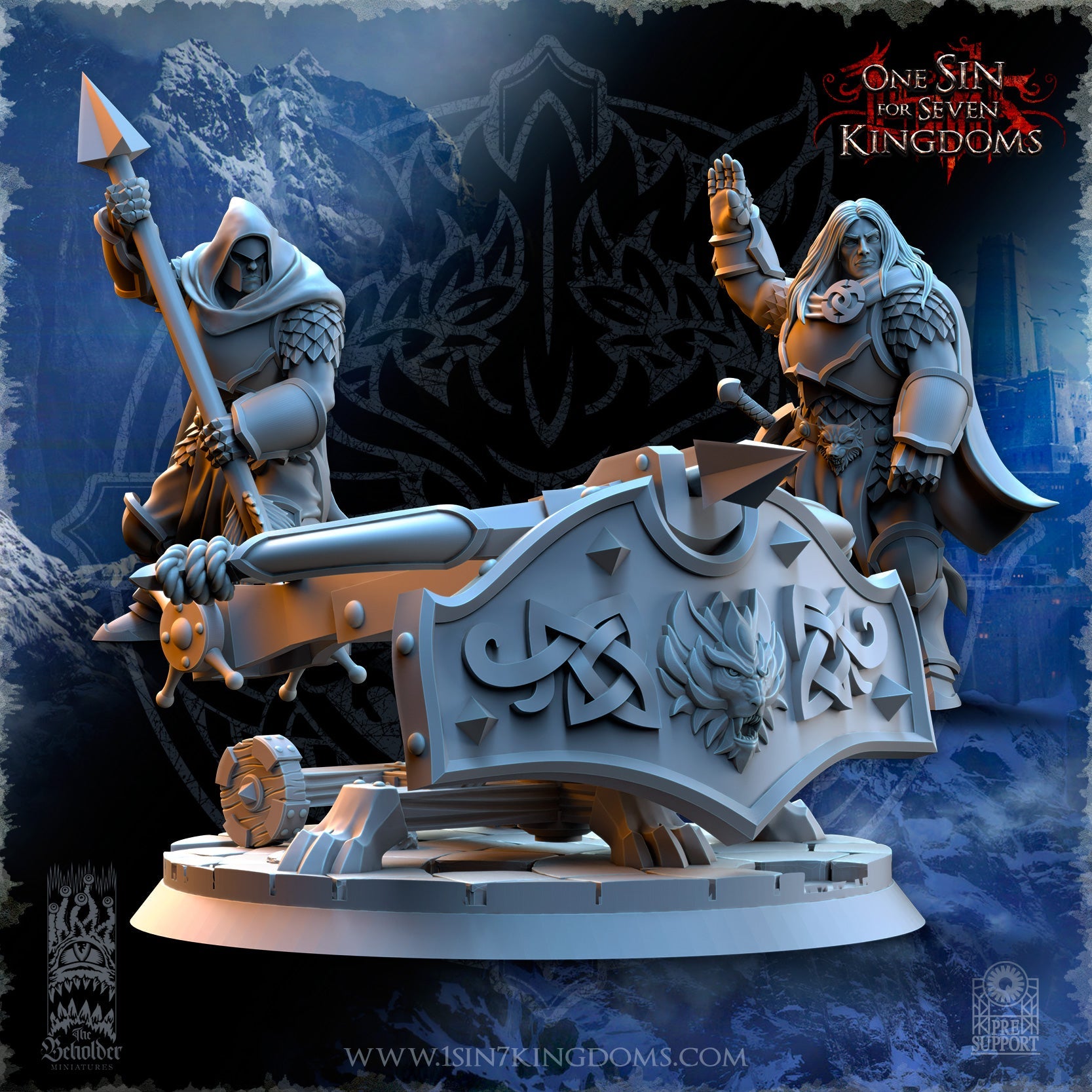 Stormwolves Bolt Thrower | The Beholder Miniatures 28/32mm Fantasy Wargaming Miniatures