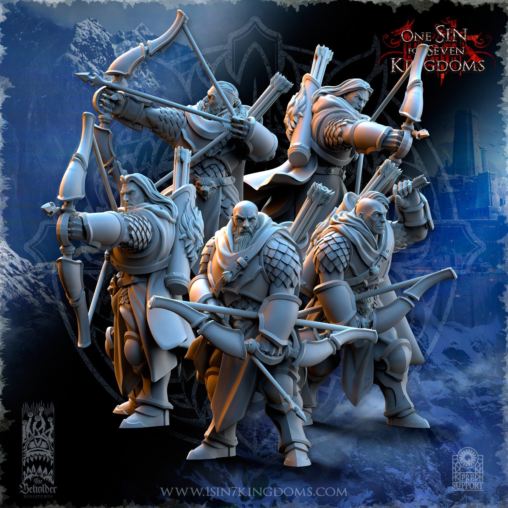 Stormwolves Hunters | The Beholder Miniatures 28/32mm Fantasy Wargaming Miniatures