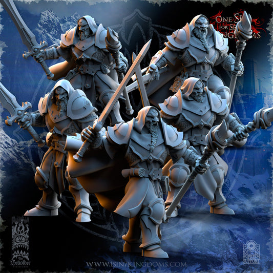 Stormwolves Moonhowlers Dual Wield | The Beholder Miniatures 28/32mm Fantasy Wargaming Miniatures