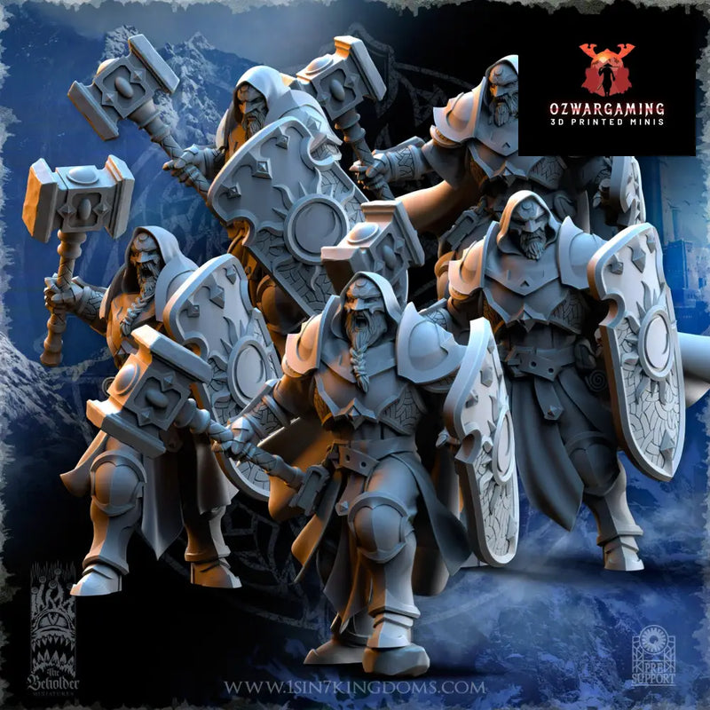 Stormwolves Moonhowlers Shields | The Beholder Miniatures 28/32mm Fantasy Wargaming Miniatures