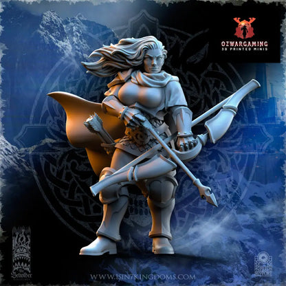 Stormwolves Revna ’The Orc Hunter’ | The Beholder Miniatures 28/32mm Fantasy Wargaming Miniatures