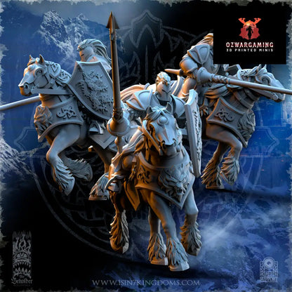 Stormwolves Stormknights Cavalry | The Beholder Miniatures 28/32mm Fantasy Wargaming Miniatures