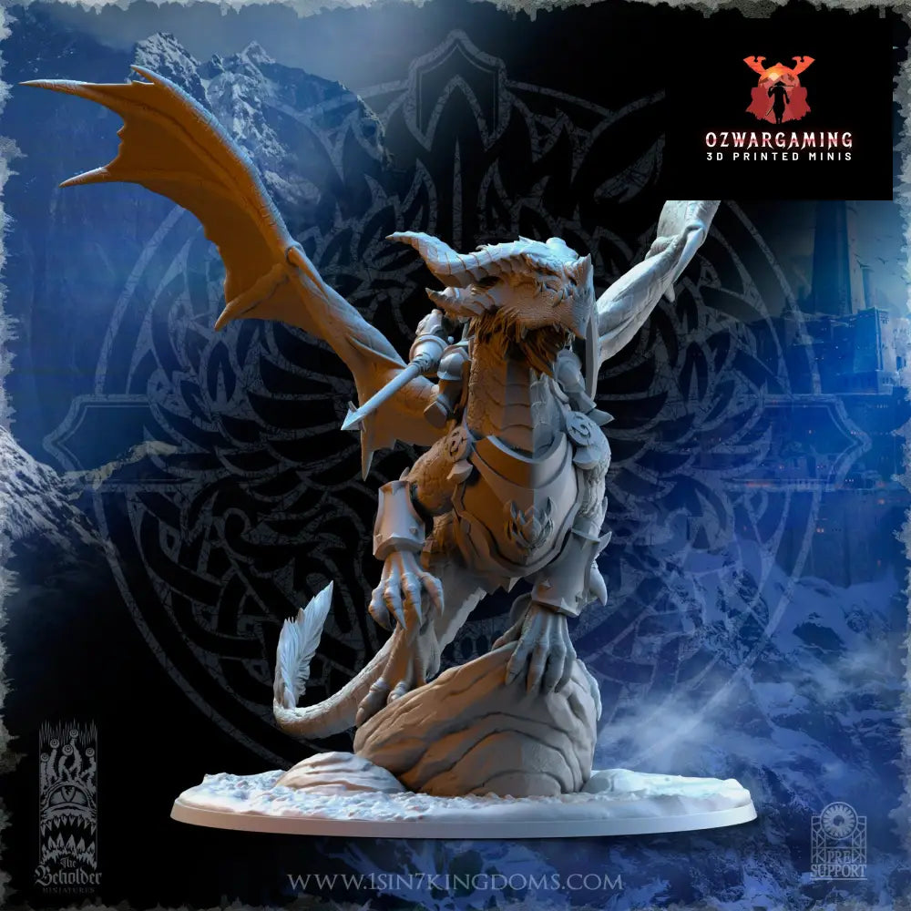 Stormwolves Trym Drakesong Stormwolf Warlord | The Beholder Miniatures 28/32mm Fantasy Wargaming Miniatures