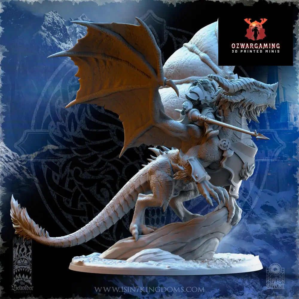 Stormwolves Trym Drakesong Stormwolf Warlord | The Beholder Miniatures 28/32mm Fantasy Wargaming Miniatures