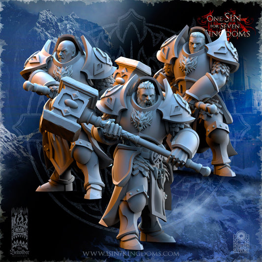 Stormwolves Punishers with 2H Hammer | The Beholder Miniatures 28/32mm Fantasy Wargaming Miniatures