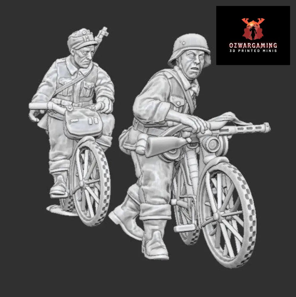 Summer Finnish Bikers | Propylene Foliescu 28mm WW2 Wargaming Miniatures Role Playing Miniatures