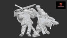 Summer Finnish Bofors ATG Team | Propylene Foliescu 28mm WW2 Wargaming Miniatures Role Playing Miniatures