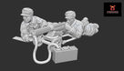 Summer Finnish Maxim MMG Team | Propylene Foliescu 28mm WW2 Wargaming Miniatures Role Playing Miniatures