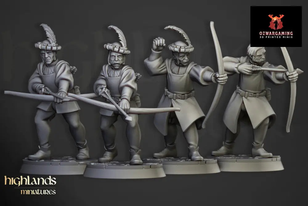 Sunland Archers | Highlands Miniatures 28/32mm Fantasy Wargaming Miniatures Role Playing Miniatures