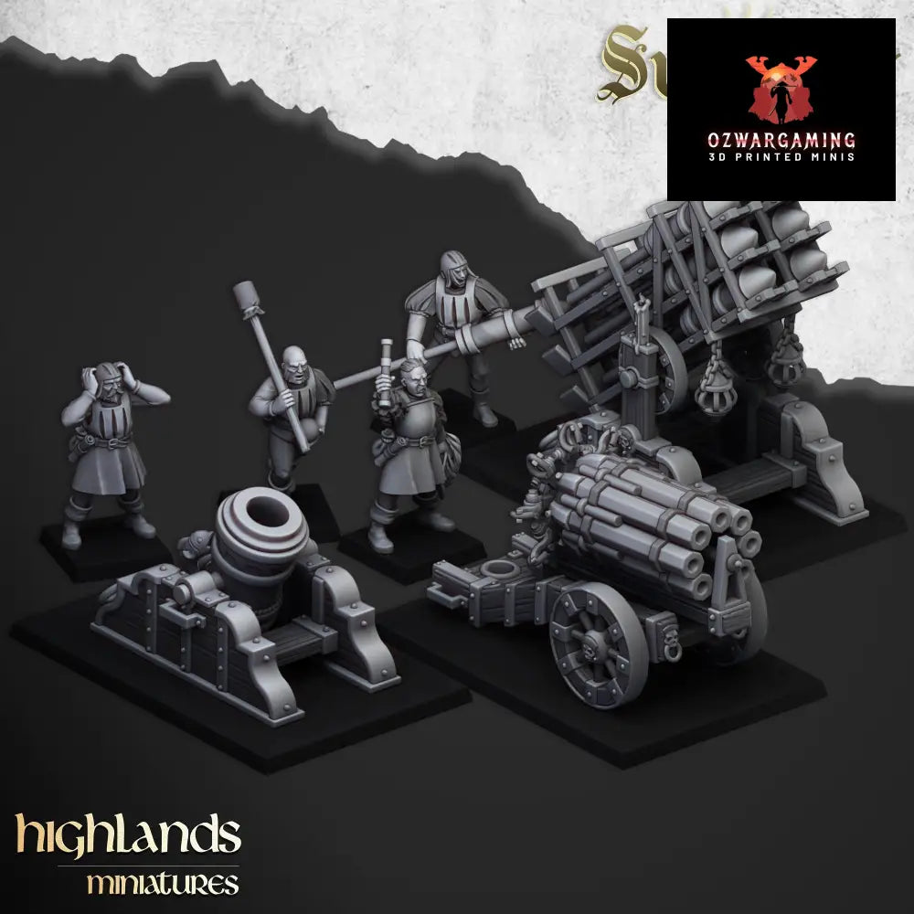 Sunland Artillery | Highlands Miniatures 28/32mm Fantasy Wargaming Miniatures Role Playing Miniatures