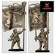 Sunland Battle Standard Bearer on Foot | Highlands Miniatures 28/32mm Fantasy Wargaming Miniatures Role Playing