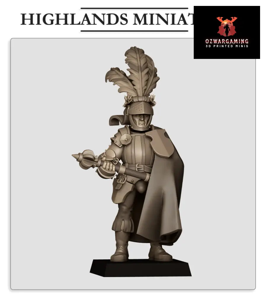 Sunland Captain 1 | Highlands Miniatures 28/32mm Fantasy Wargaming Miniatures Role Playing Miniatures