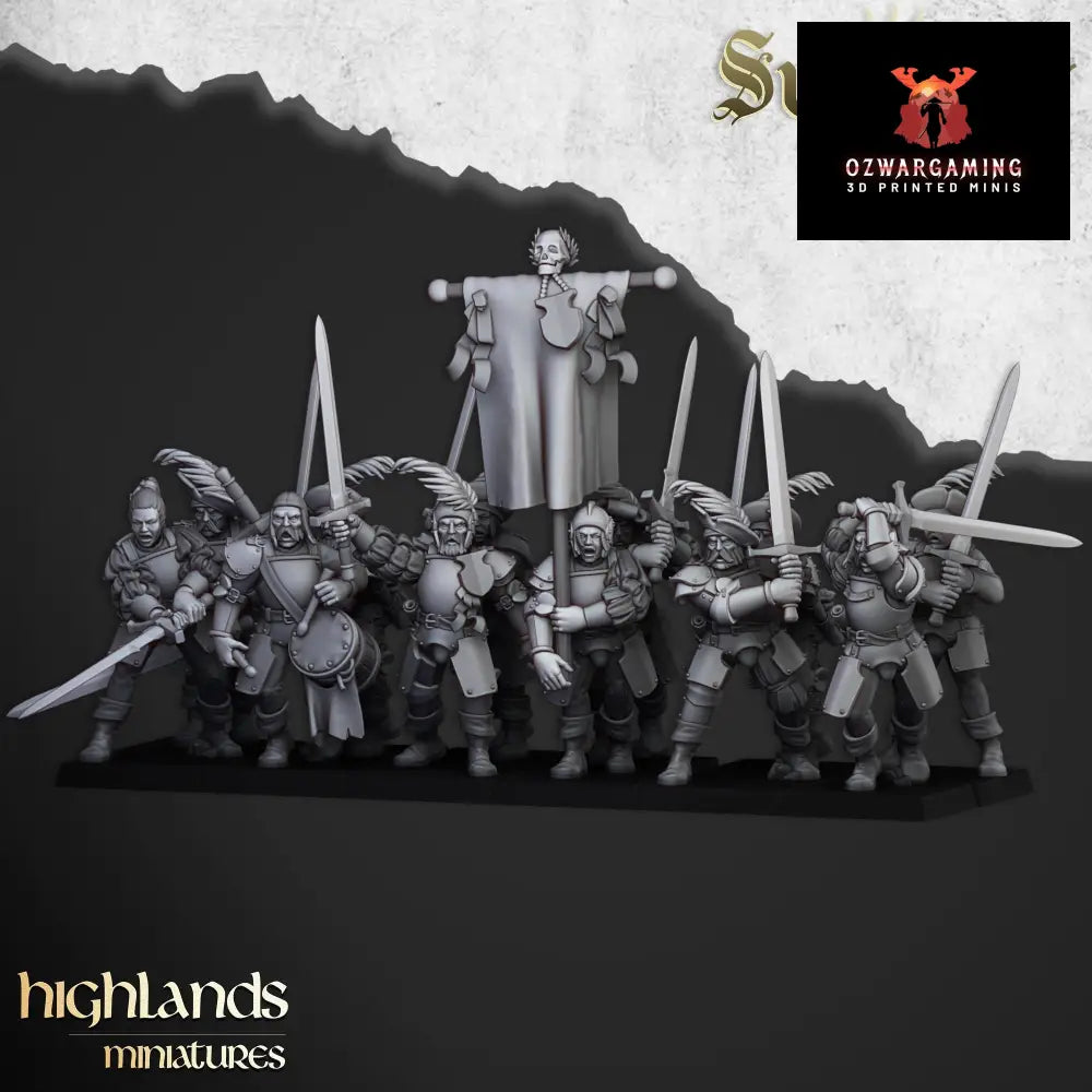 Sunland Greatswords | Highlands Miniatures 28/32mm Fantasy Wargaming Miniatures Role Playing Miniatures