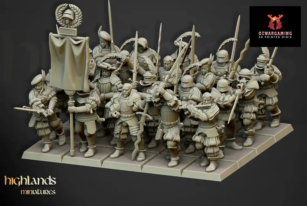Sunland Landsknecht | Highlands Miniatures 28/32mm Fantasy Wargaming Miniatures Role Playing Miniatures