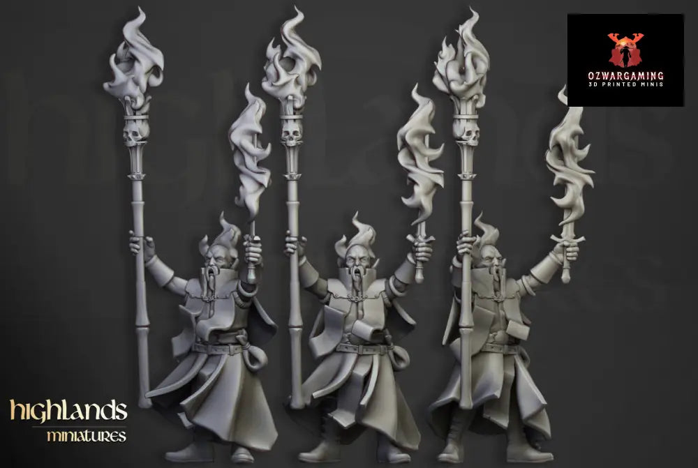 Sunland Mage House of Fire | Highlands Miniatures 28/32mm Fantasy Wargaming Miniatures Role Playing Miniatures
