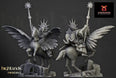 Sunland Mage on Pegasus | Highlands Miniatures 28/32mm Fantasy Wargaming Miniatures Role Playing Miniatures