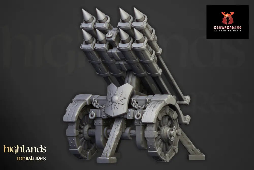 Sunland Rocket Launcher | Highlands Miniatures 28/32mm Fantasy Wargaming Miniatures Role Playing Miniatures