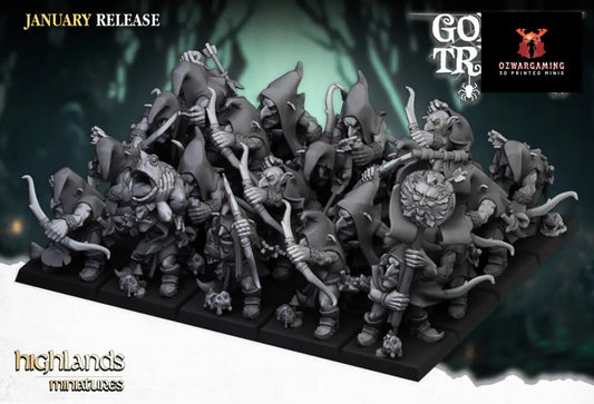 Swamp Goblins Bowmen | Highlands Miniatures 28/32mm Fantasy Wargaming Miniatures Role Playing Miniatures