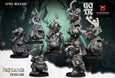 Swamp Goblins Frog Riders | Highlands Miniatures 28/32mm Fantasy Wargaming Miniatures Role Playing Miniatures