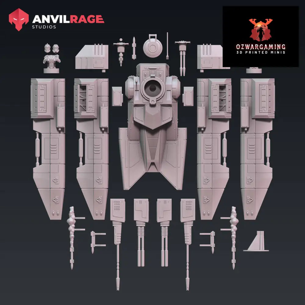 Sword Tank | Anvilrage Galactic SciFi Miniatures 32mm 1/47 Legion Scale Role Playing Miniatures