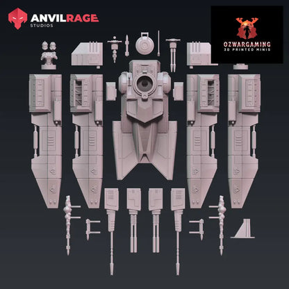 Sword Tank | Anvilrage Galactic SciFi Miniatures 32mm 1/47 Legion Scale Role Playing Miniatures
