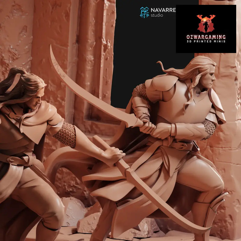 Sylthar and Thalindor | Navarrete Studios 25mm Fantasy Wargaming Miniatures