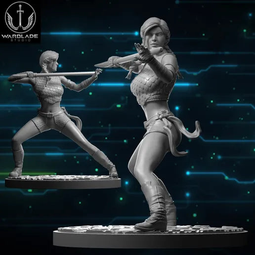 Shatter Scale Tenel Ka | Warblade Studios 40mm Miniatures Role Playing Miniatures