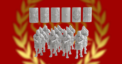 Imperial Roman Legionary Testudo Formation | 3D Breed 28mm Ancients Wargaming Miniatures Role Playing Miniatures
