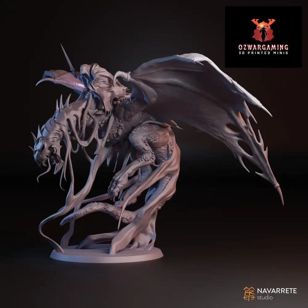 The Corrupted on Winged Beast | Navarrete Studios 25mm Fantasy Wargaming Miniatures