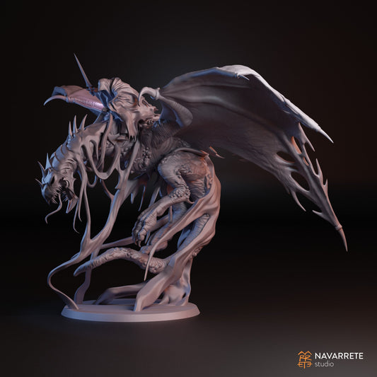 The Corrupted on Winged Beast | Navarrete Studios 25mm Fantasy Wargaming Miniatures