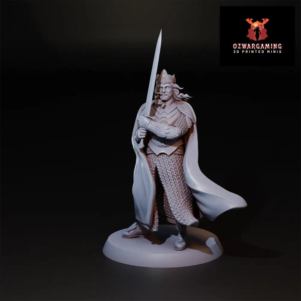 The King Foot and Mounted | Navarrete Studios 25mm Fantasy Wargaming Miniatures