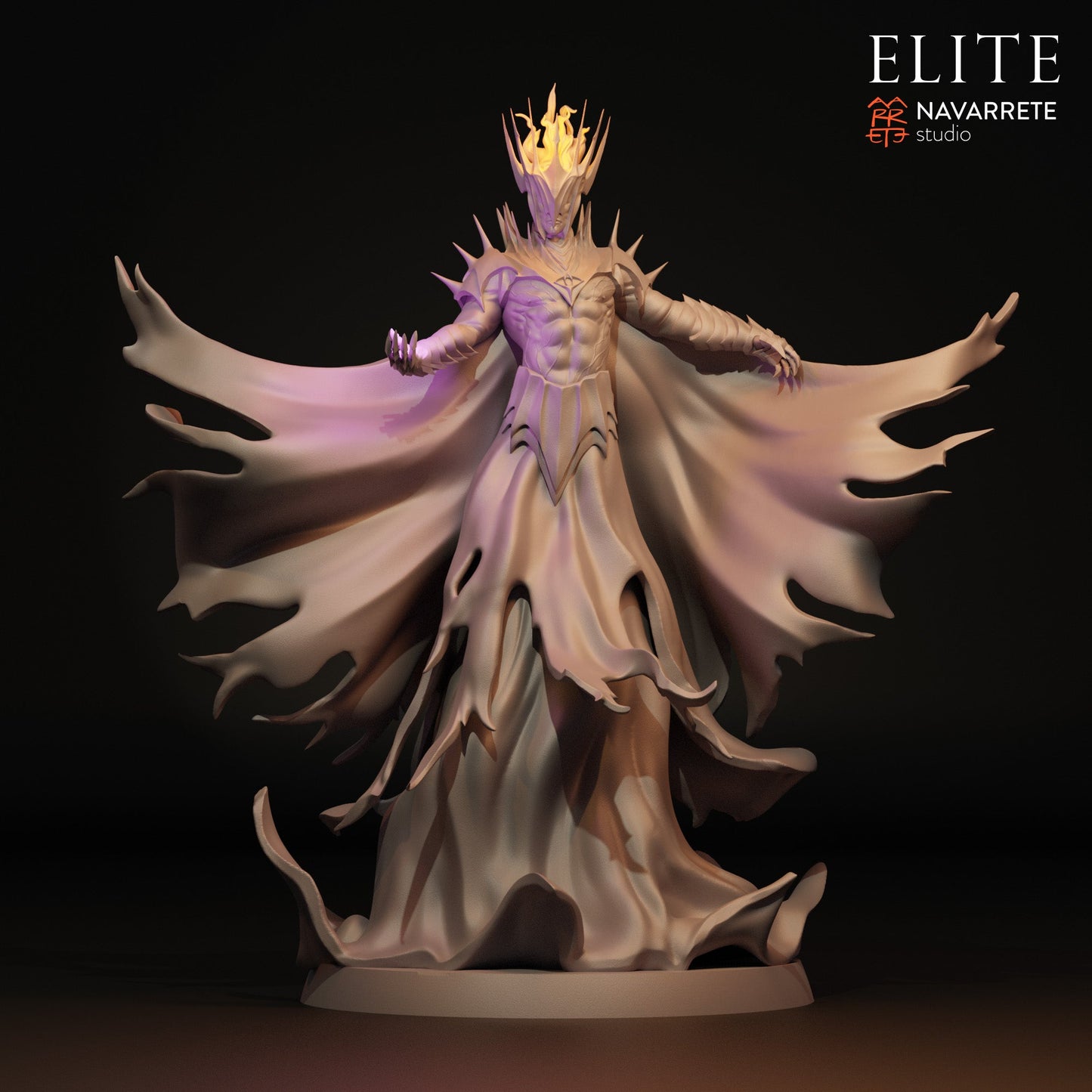 The Lord Necromancer | Navarrete Studios 25mm Fantasy Wargaming Miniatures