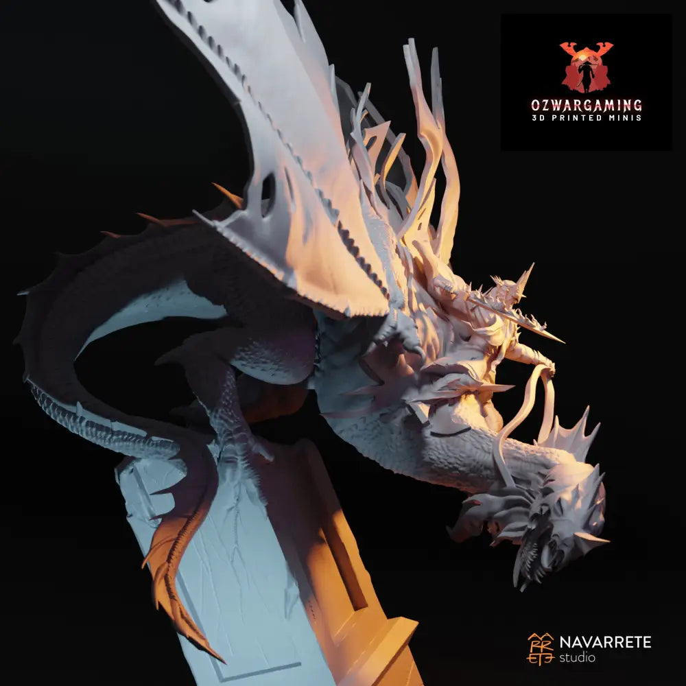 The Spectrum King on Winged Beast | Navarrete Studios 25mm Fantasy Wargaming Miniatures