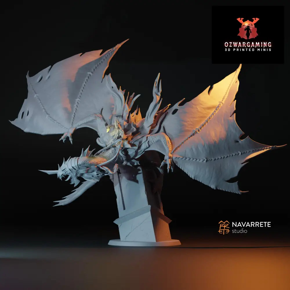 The Spectrum King on Winged Beast | Navarrete Studios 25mm Fantasy Wargaming Miniatures