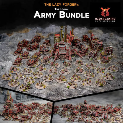 The Union Starter Army | The Lazy Forger 6-8mm Sci Fi Wargaming Miniatures Role Playing Miniatures