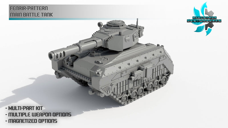 FENRIR-PATTERN MAIN BATTLE TANK | Maelstrom Designworks Grimdark Wargaming Miniatures