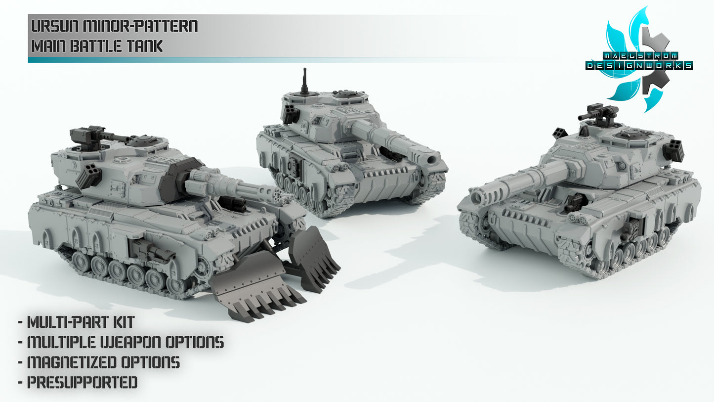 URSUS MINOR-PATTERN MAIN BATTLE ATTACK | Maelstrom Designworks Grimdark Wargaming Miniatures